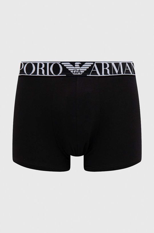 Emporio Armani Underwear bokserki 2-pack Materiał zasadniczy: 95 % Bawełna, 5 % Elastan, Podszewka: 95 % Bawełna, 5 % Elastan, Taśma: 66 % Poliester, 24 % Poliamid, 10 % Elastan