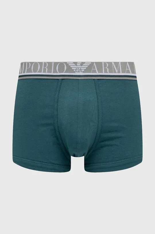 turkusowy Emporio Armani Underwear bokserki Męski