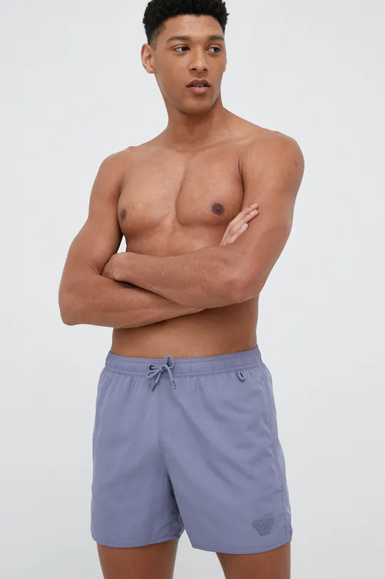 Emporio Armani Underwear szorty kąpielowe niebieski