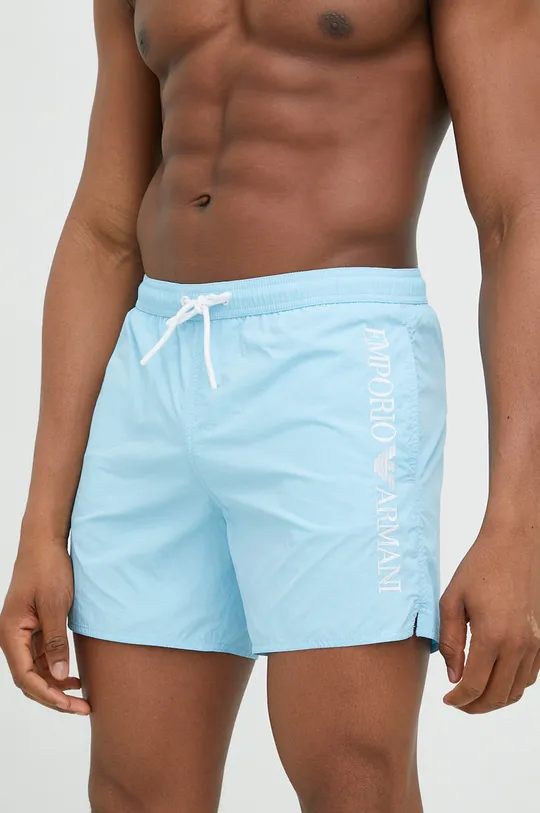 Emporio Armani Underwear szorty kąpielowe blady niebieski