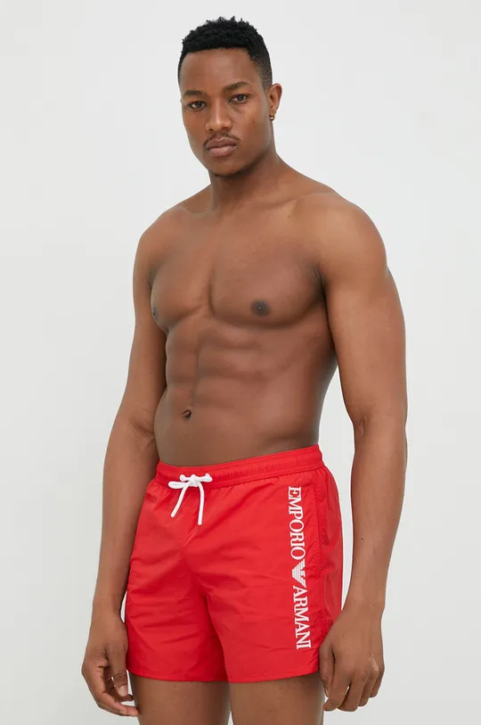 Kratke hlače za kupanje Emporio Armani Underwear crvena