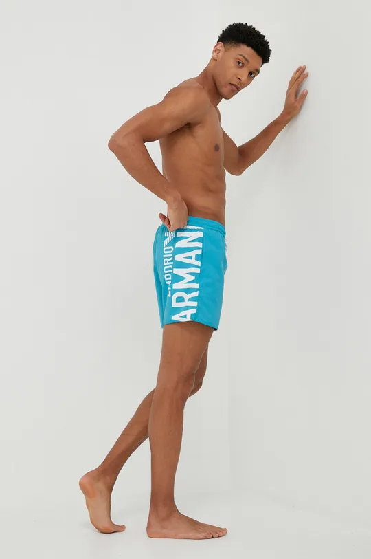 τιρκουάζ Σορτς κολύμβησης Emporio Armani Underwear Ανδρικά