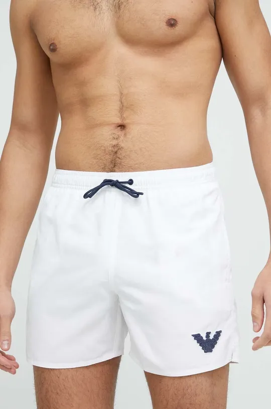 biały Emporio Armani Underwear szorty kąpielowe Męski