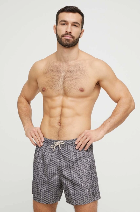 szary Emporio Armani Underwear szorty kąpielowe Męski