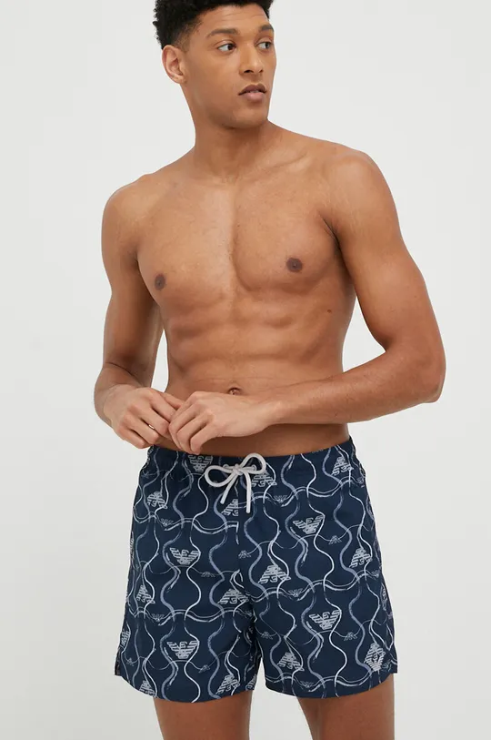 Emporio Armani Underwear szorty kąpielowe granatowy