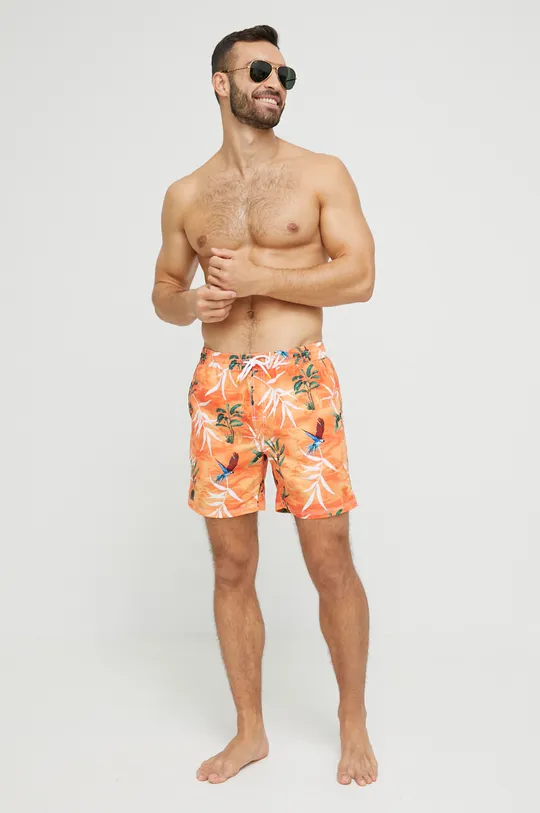 narančasta Kratke hlače za kupanje Guess Muški