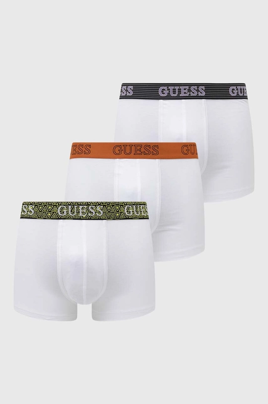 biela Boxerky Guess 3-pak Pánsky