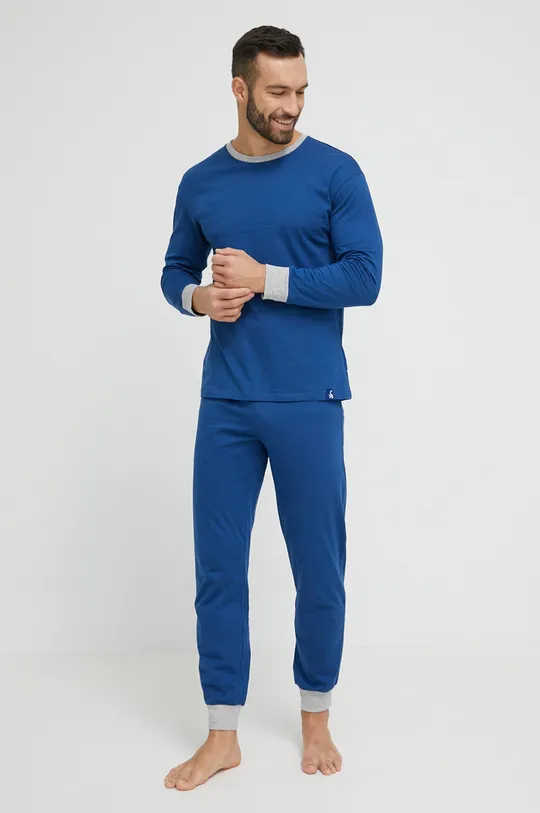 σκούρο μπλε Βαμβακερές πιτζάμες United Colors of Benetton Ανδρικά