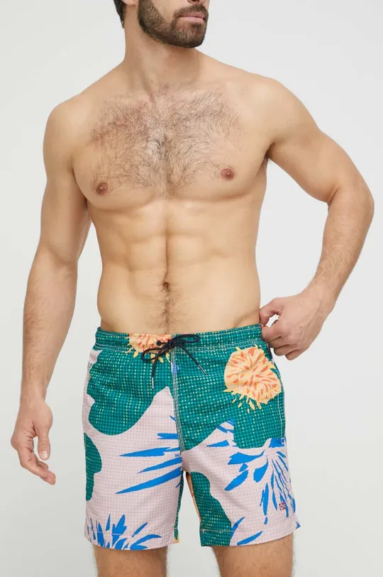 šarena Kratke hlače za kupanje Napapijri Muški