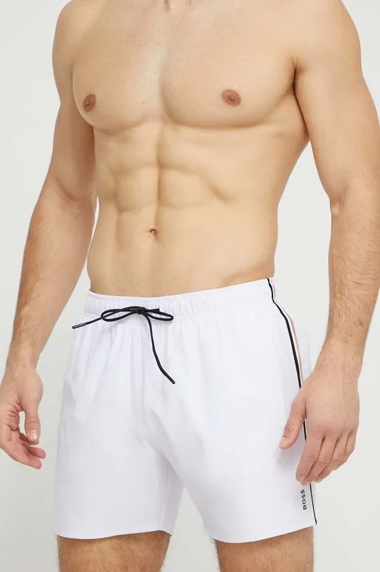 bijela Kratke hlače za kupanje BOSS Muški