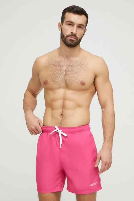 rosa Armani Exchange pantaloncini da bagno Uomo