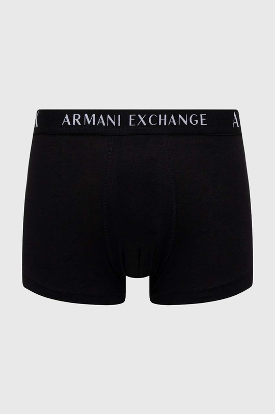 Boksarice Armani Exchange 3-pack črna