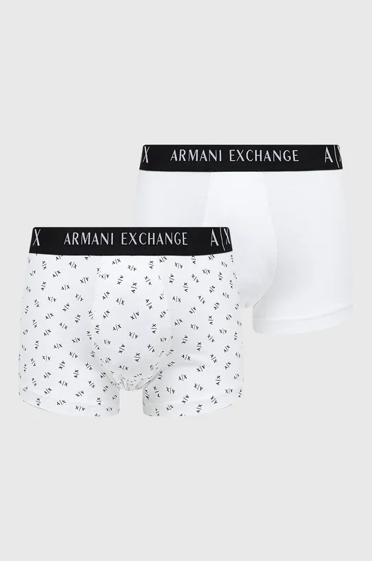 λευκό Μποξεράκια Armani Exchange 2-pack Ανδρικά