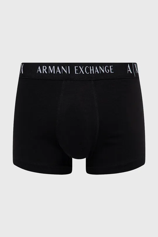 Armani Exchange bokserki 2-pack Materiał zasadniczy: 95 % Bawełna, 5 % Elastan, Wykończenie: 84 % Poliester, 16 % Elastan