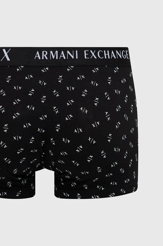 czarny Armani Exchange bokserki 2-pack