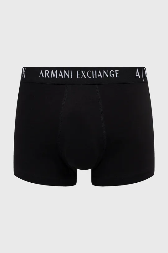czarny Armani Exchange bokserki 3-pack