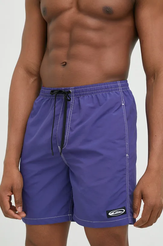 Quiksilver pantaloncini da bagno violetto