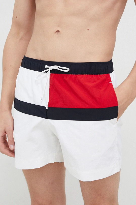 Σορτς κολύμβησης Tommy Hilfiger λευκό