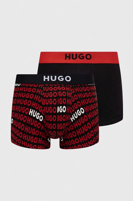 červená Boxerky HUGO 2-pak Pánsky