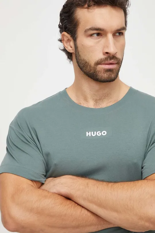 zielony HUGO t-shirt lounge