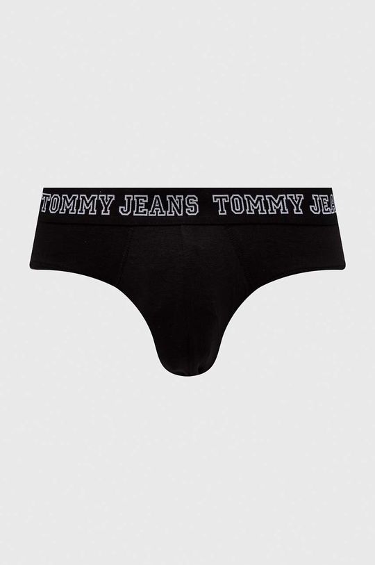 Tommy Jeans slipy 3-pack czarny
