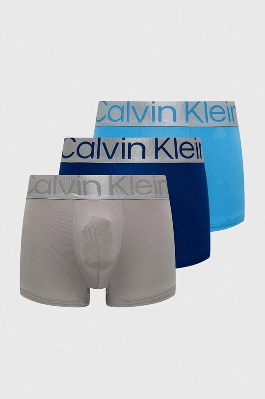 μπλε Μποξεράκια Calvin Klein Underwear 3-pack Ανδρικά