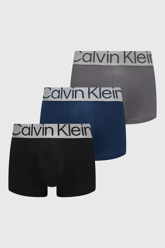 mornarsko modra Boksarice Calvin Klein Underwear 3-pack Moški