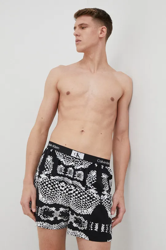 črna Bombažne bokserke Calvin Klein Underwear Moški