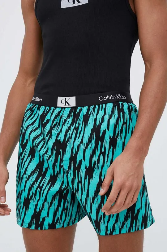 Pyžamo Calvin Klein Underwear  1. látka: 93 % Bavlna, 7 % Elastan 2. látka: 100 % Bavlna