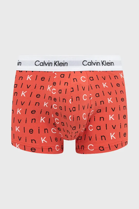 Bokserice Calvin Klein Underwear 3-pack 0000U2664G.PPYX crvena SS23