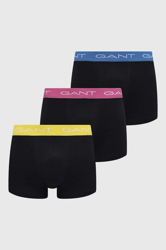 čierna Boxerky Gant 3-pak Pánsky