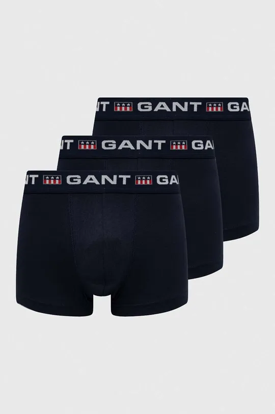 σκούρο μπλε Μποξεράκια Gant 3-pack Ανδρικά
