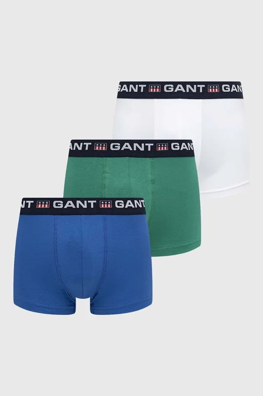 zielony Gant bokserki 3-pack Męski