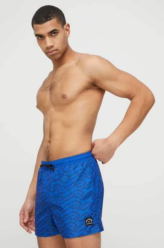 σκούρο μπλε Σορτς κολύμβησης Karl Lagerfeld Ανδρικά