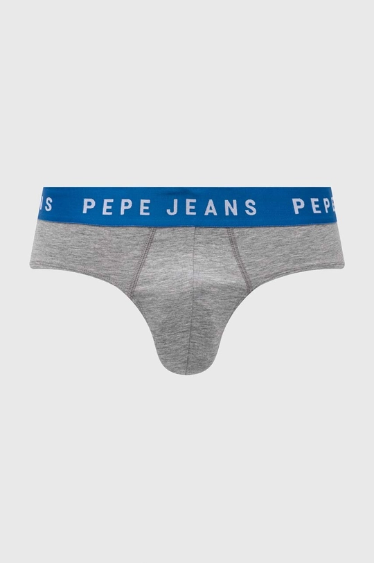 Pepe Jeans slipy 2-pack Materiał 1: 91 % Bawełna, 9 % Elastan, Materiał 2: 64 % Poliester, 27 % Bawełna, 9 % Elastan