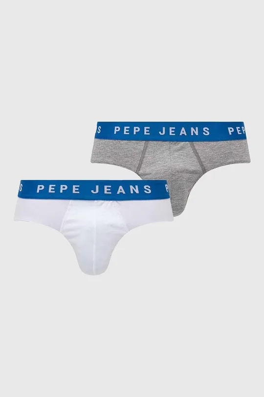 szary Pepe Jeans slipy 2-pack Męski