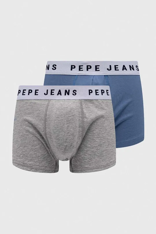 μπλε Μποξεράκια Pepe Jeans 2-pack Ανδρικά