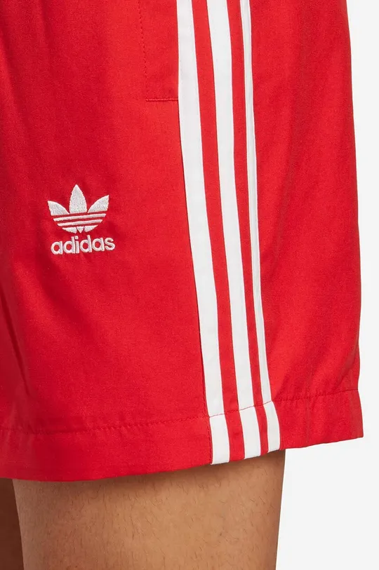 czerwony adidas Originals kąpielówki Adicolor 3-Stripes