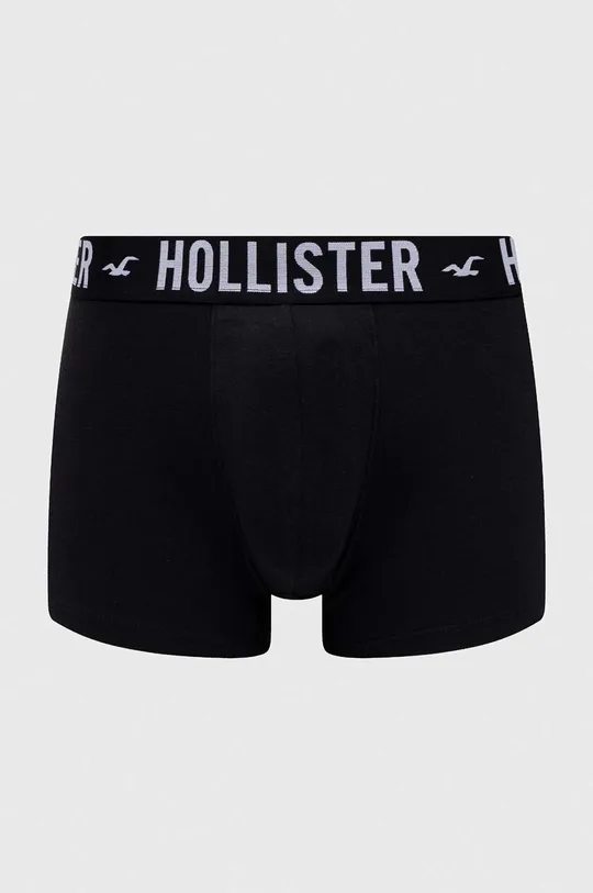 Boxerky Hollister Co. 5-pak čierna
