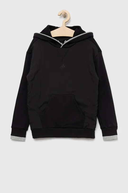 črna Otroški pulover adidas U FLEECE HD Fantovski