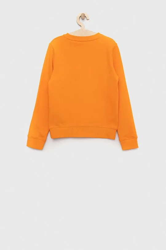 Otroška mikica Calvin Klein Jeans oranžna