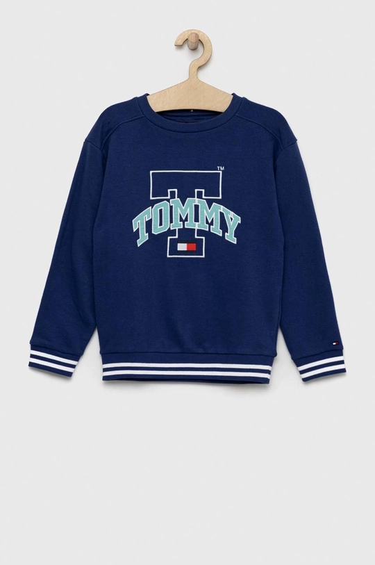 modrá Detská mikina Tommy Hilfiger Chlapčenský