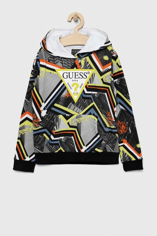 барвистий Дитяча бавовняна кофта Guess Для хлопчиків