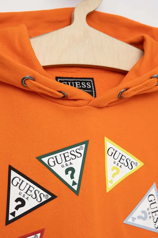 pomarańczowy Guess bluza bawełniana dziecięca