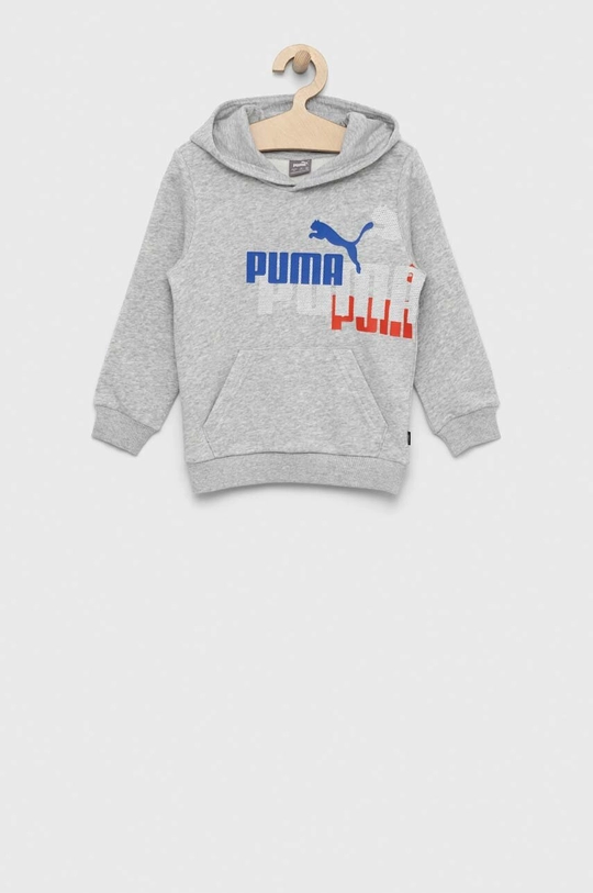 Дитяча кофта Puma ESS+ LOGO POWER Hoodie TR B сірий