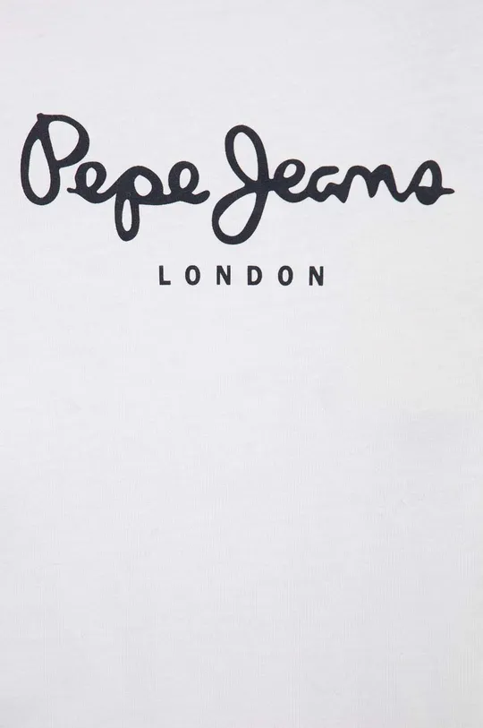 Otroška bombažna majica z dolgimi rokavi Pepe Jeans New Herman  100 % Bombaž