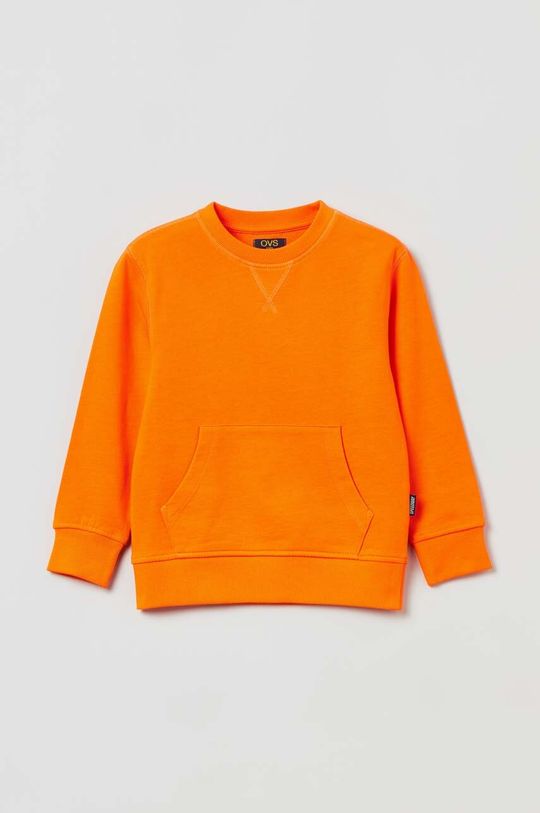pomarańczowy OVS bluza bawełniana dziecięca Chłopięcy