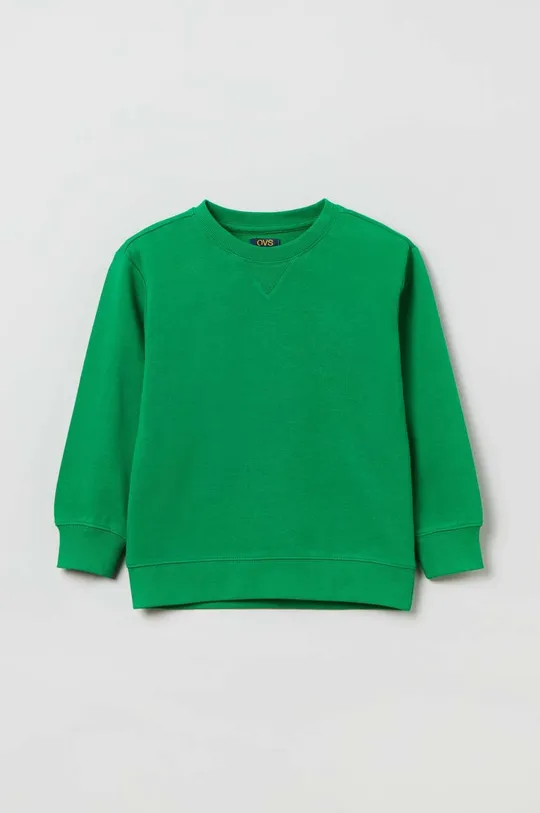 zelena Otroški bombažen pulover OVS Fantovski