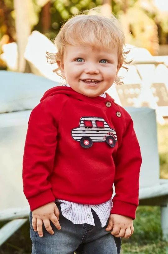 Mayoral bluza niemowlęca czerwony