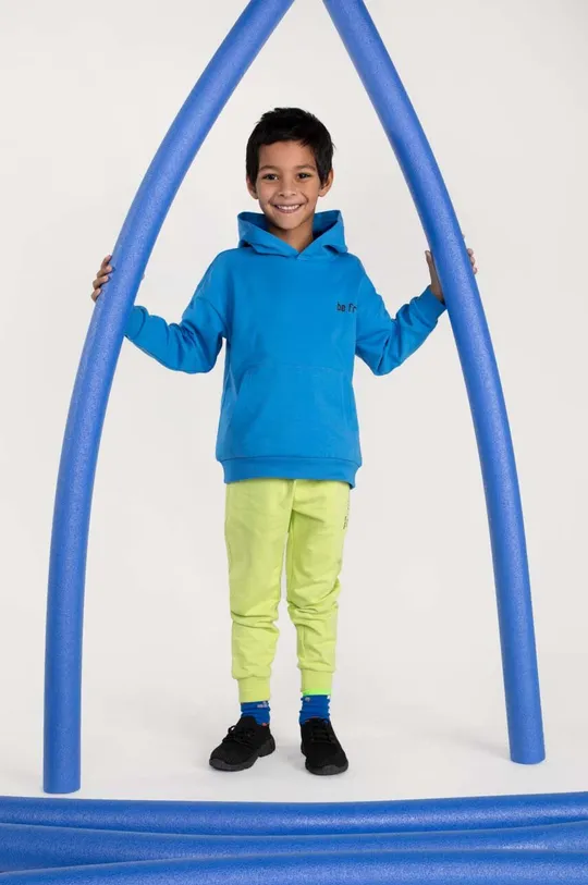 голубой Детская хлопковая кофта Coccodrillo Для мальчиков